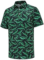 Men's Funny Golf Polo Shirts Short Sleeve