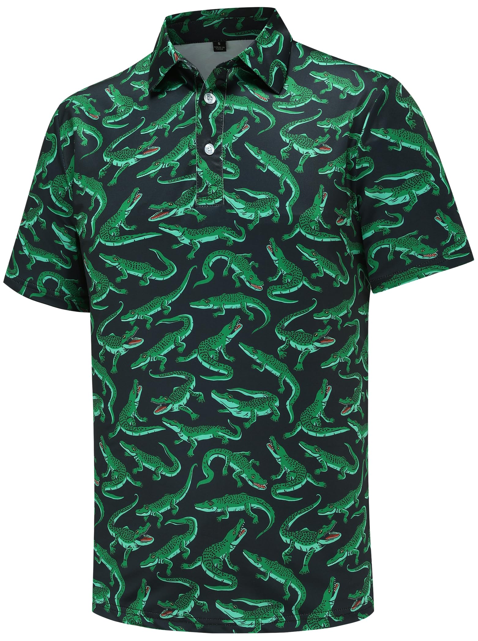 Men's Funny Golf Polo Shirts Short Sleeve