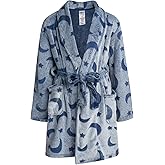 Rene Rofe Boys Robe - Fuzzy Plush Fleece Kids Robe - Collared Long Sleeve Boys Bath Robe with Pockets