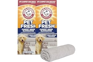 PURPUR Cloth and Pet Fresh Carpet & Room Odor Eliminator Plus, 30 OZ (2 Boxes) Bundle