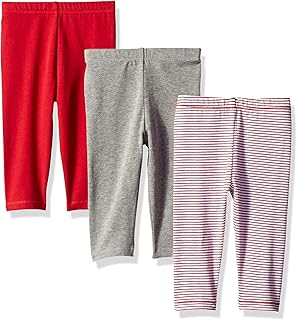 red baby leggings