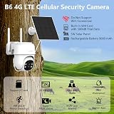 Cinnado 4G LTE Solar Security Camera 2K Outdoor IP65 PIR Night Vision view 3