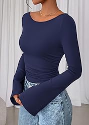 PRETTYGARDEN Women's Long Sleeve Shirts 2025 Fall