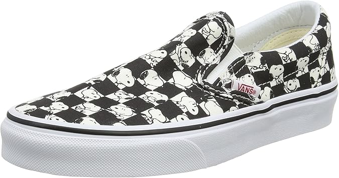 snoopy checkered vans