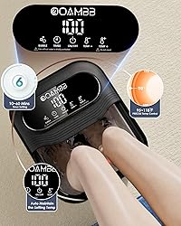 OOAMBB Collapsible Foot Spa with Heat, Bubble and