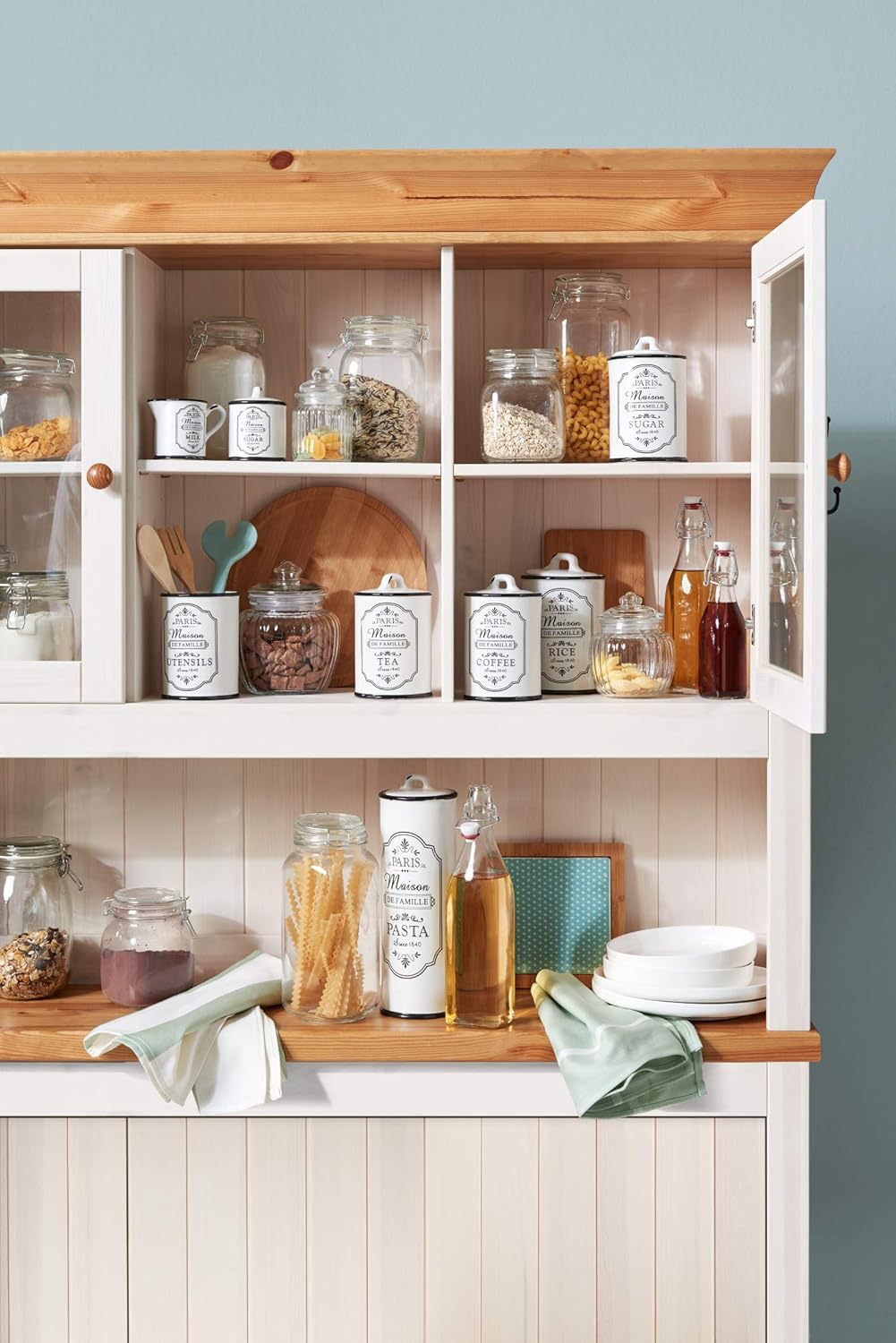 For Friends Potato Box Potato Pot Storage Jars Set Shabby Chic Ceramic Black White Airtight With Lid Amazon De Kuche Haushalt