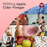 Nutravita Apple Cider Vinegar Capsules 1800mg 60 Day Vegan UK Grown view 3