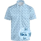 Bornore Golf Shirts for Men Moisture Wicking Golf Polo Shirts Quick Dry Short Sleeve Polo Shirts for Men