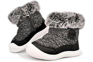 iSusuJo Baby Snow Boots Winter Warm Booties Infant Boys Girls Outdoor Shoes for Cold Weather 6 9 12 15 18 24 Months