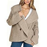 AMEBELLE Cardigan Sweaters for Women Trendy Fall Oversized Long Sleeves Chunky Cardigan Jacket Knit Outwear with Lapel Collar