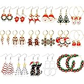 46 Pairs Gold Hoop Earrings Set for Women, Fashion Hypoallergenic Chunky Twisted Pearl Stud Earrings Multipack, Small Big Hoops Earring Packs Trendy for Christmas Birthday Party Jewelry Gift