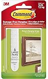Command Picture Hanging Strips, Large, White, 6-Pairs (17206-6ES)