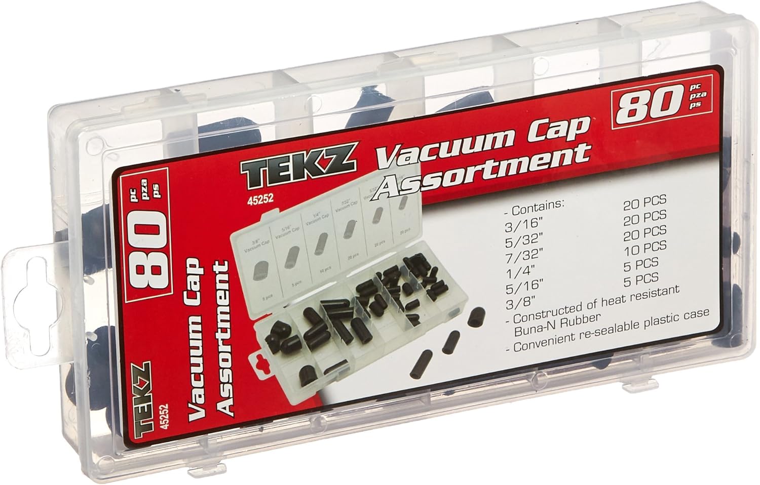 Titan 80 Piece Vacuum Cap Assortment: Automotive