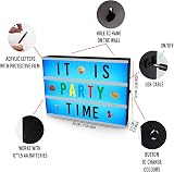BONNYCO Cinema Light Box 16 Colors with 400 Letters Emojis Remote USB view 3