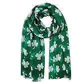 American Trends St Patrick Scarf for Women Irish Scarf St Patrick Gift Scarf St Patrick Costume Scarf Lightweight Scarf