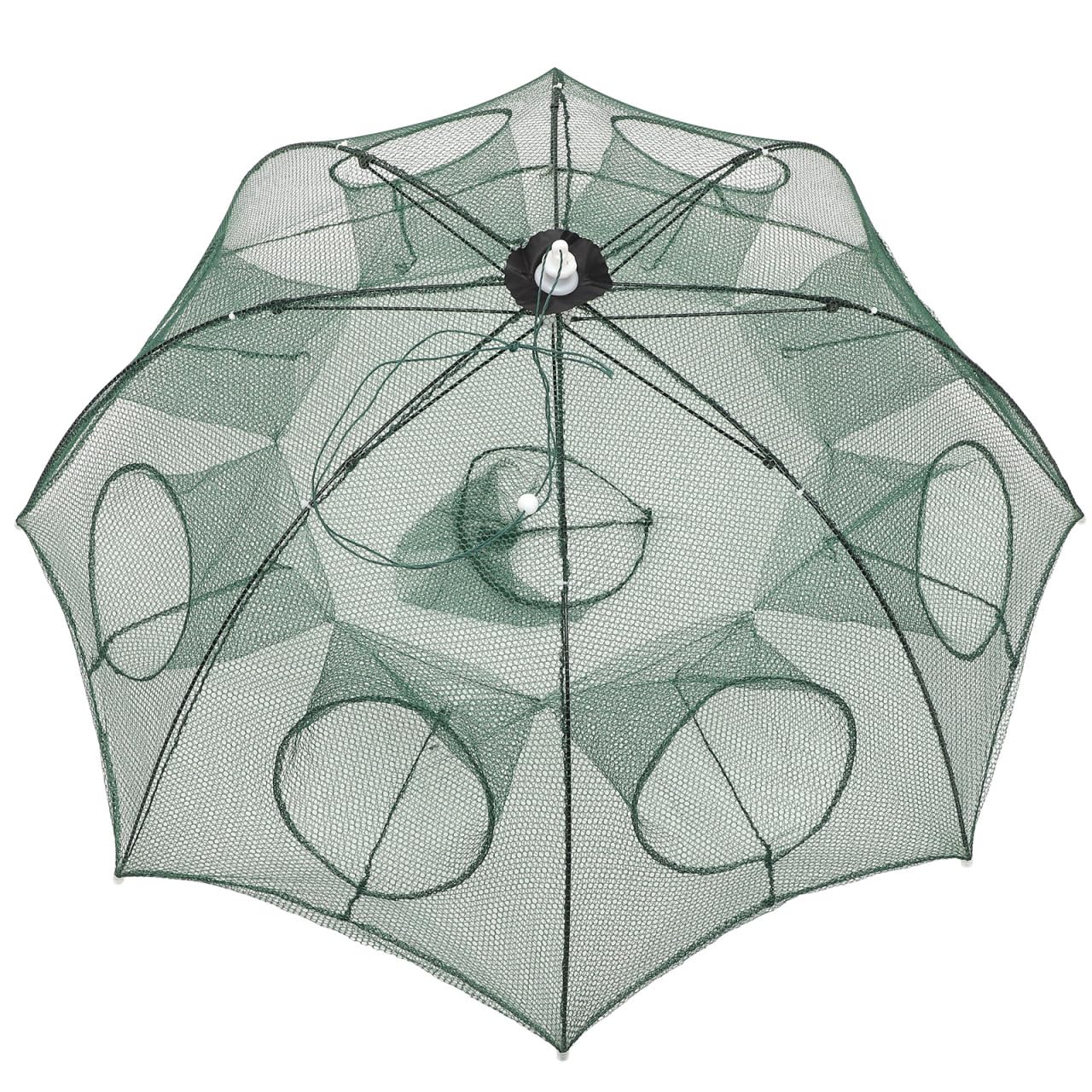 Winomo Foldable Crab Trap, Fish Bait, Fishing Net, Fish Minnow Trap, Circle Trap, Shrimp