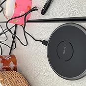 ESR Chargeur sans Fil à Induction Qi [Cadre Métal] 7.5W pour iPhone 11/11 Pro/11 Pro Max/XR/XS