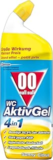 00 null null WC AktivGel 4in1, Flüssiger WC Reiniger, Suny Citrus, 1er Pack (1x750 ml)