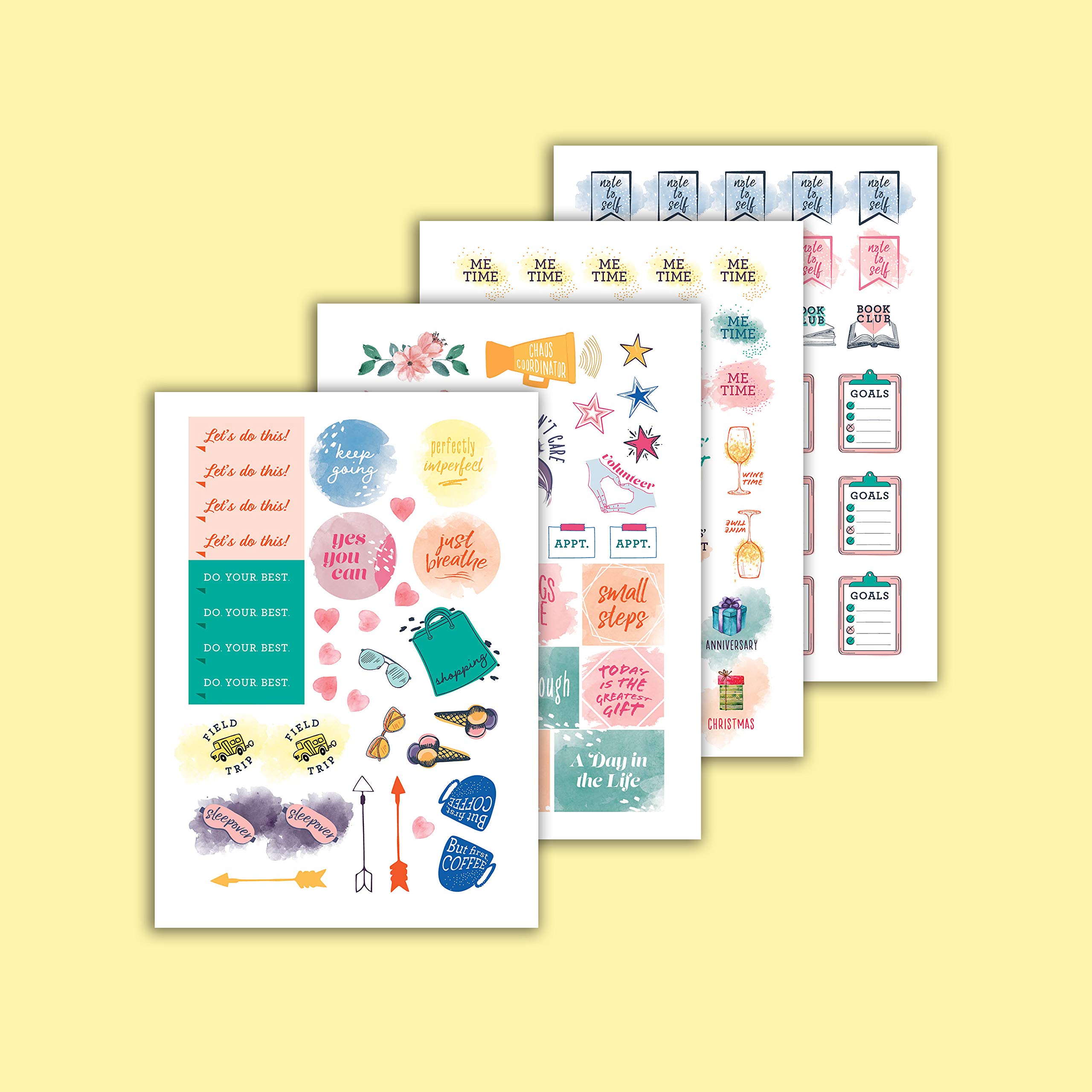 Amy Knapp's #MomLife Planner Stickers: 350+ Inspirational Stickers for Moms (Journal Variety Pack, Gifts for Women) (Amy Knapp's Plan Your Life Calendars)