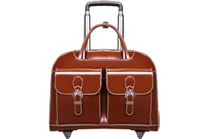 MCKLEINUSA McKlein Briefcase, Brown, 17"x6.5"x14.125"