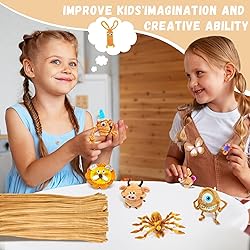 Light Brown Pipe Cleaners,Art Supplies,200pcs