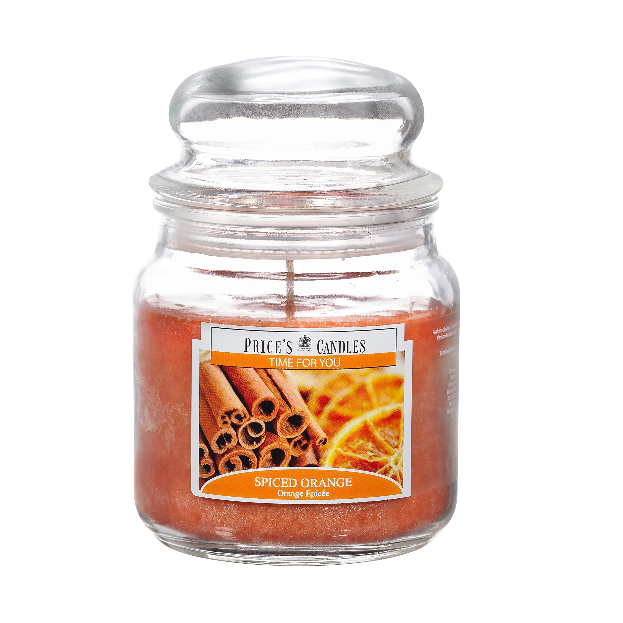 Price's - Time for You Medium Jar Candle - Sweet, Delicious Fragrance - Long Lasting Scent - Up to 65 Hour Burn Time - Ideal for All Occasions