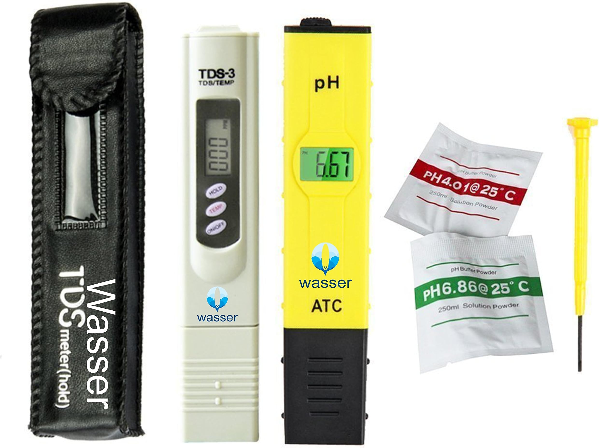 Wasser Professional TDS Meter and PH meter Combo