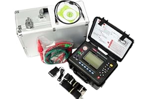 15KV Insulation Resistance Tester High Voltage Resistance Meter Megohmmeter with Insulation Resistance 0.01MΩ～50TΩ Insulation