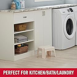 Rubbermaid Roughneck Step-Stool Bisque Lightweight