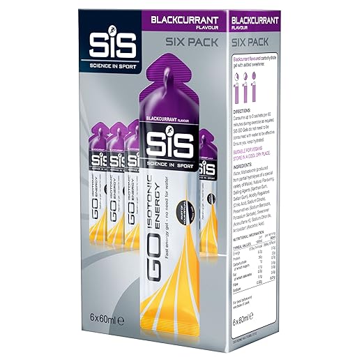 title=SiS GO Confezione da 30 Gel Isotonici, Gusto Ribes Nero- 60 ml