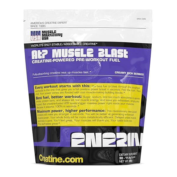 MMUSA ATP MUSCLE BLAST: WORLD’S ONLY STABLE CREATINE...