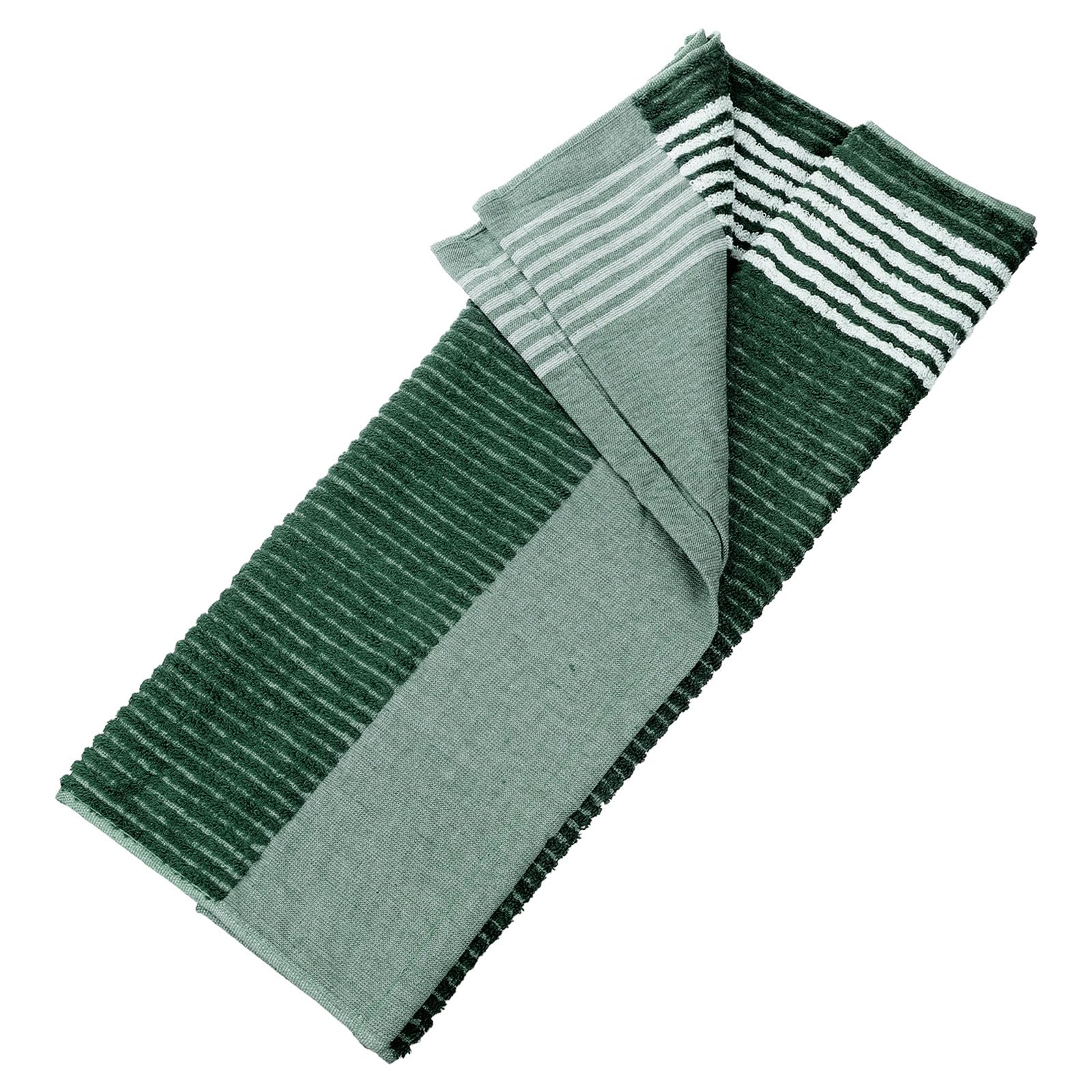 PATIKIL Large Caddy Towel 22" x 44", 1 Pcs Caddie Style Golf Towels Cotton Camping Towels for Golf Bags Golfers Tour Player Club, Green-White