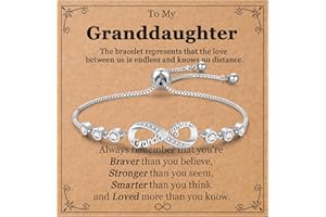 EPVIDO Gifts for Girls Infinity Bracelets for Women Birthday Christmas Link Jewelry for Daughter, Granddaughter, Niece, Sister