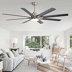 Sofucor 66 Inch Ceiling Fans with Lights, Smart