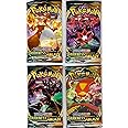 4 x Pokemon Sword & Shield 3 Darkness Ablaze Booster Packs (4 Supplied) - Pokemon TCG SwSh3