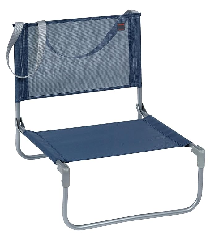 Lafuma niedriger Klappstuhl, Leicht und kompakt faltbar, Strandstuhl CB Batyline, Océan (Dunkelblau), LFM1210-3862