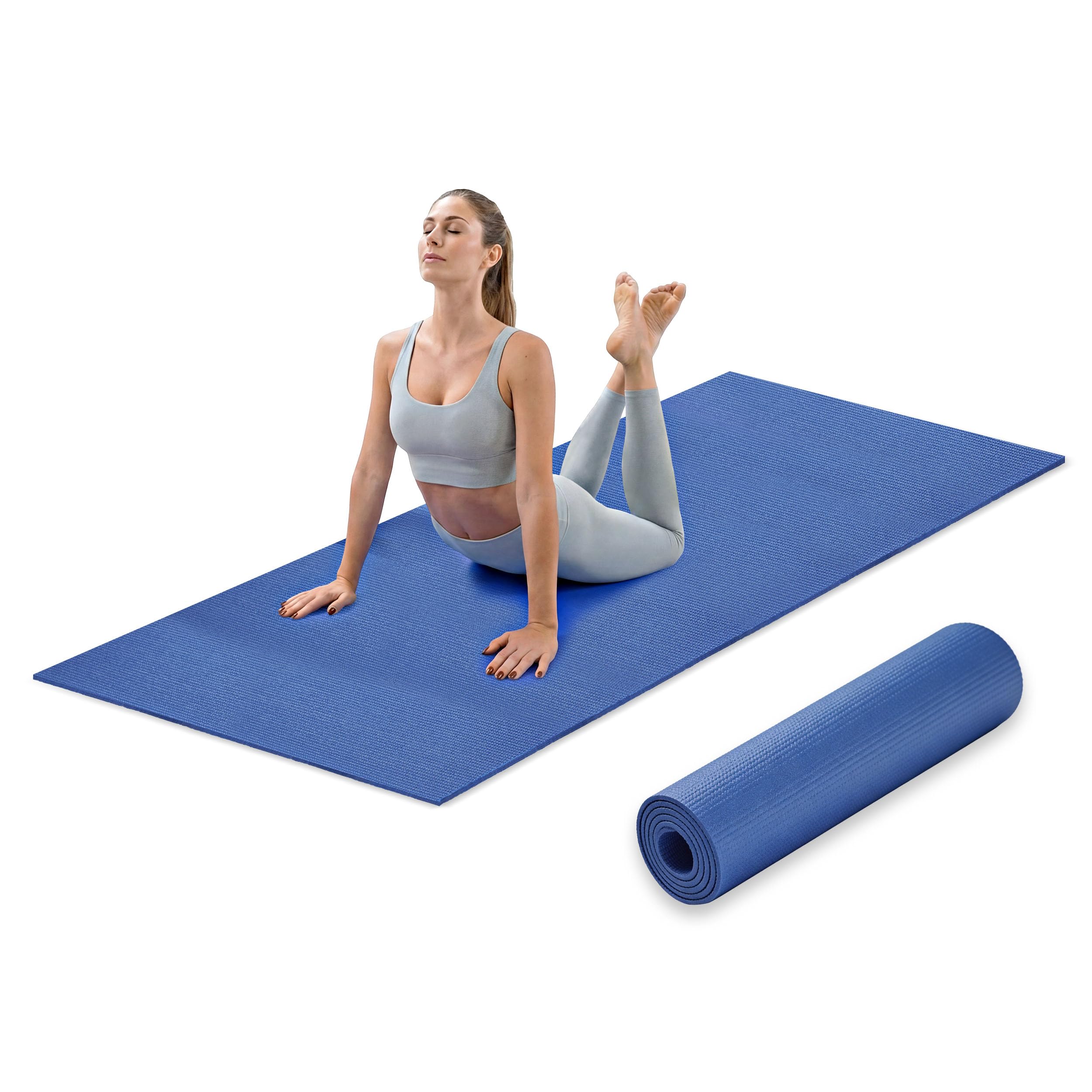 Sunny Health & Fitness Yoga Mat (Blue)