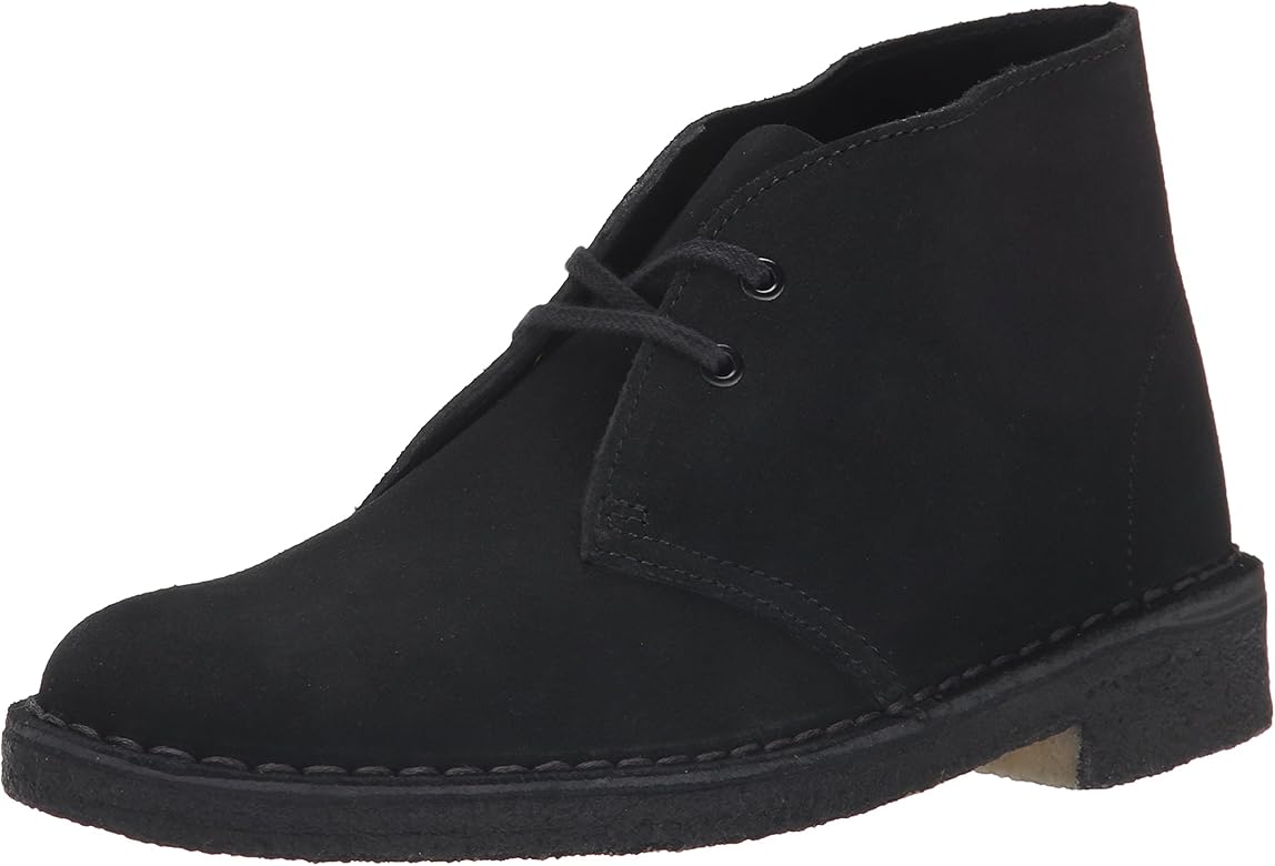 clarks black chukka