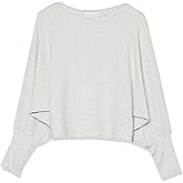 Velvet by Graham & Spencer Women's Pepper Boatneck Lux Rib Sweater
