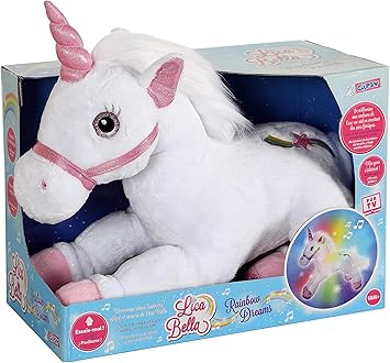 unicorno arcobaleno peluche