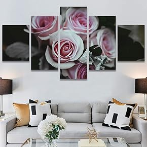 SIGNWIN 5 Panel Canvas Wall Art Modern Art...