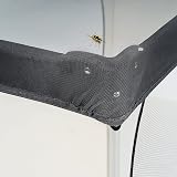 Zamboo Universal Mosquito Net for Travel Cot Playpen Bassinet Grey view 6