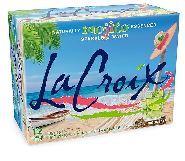 LACROIX SPARKLING WATER, MOJITO, 12 FL OZ (PACK OF 12)