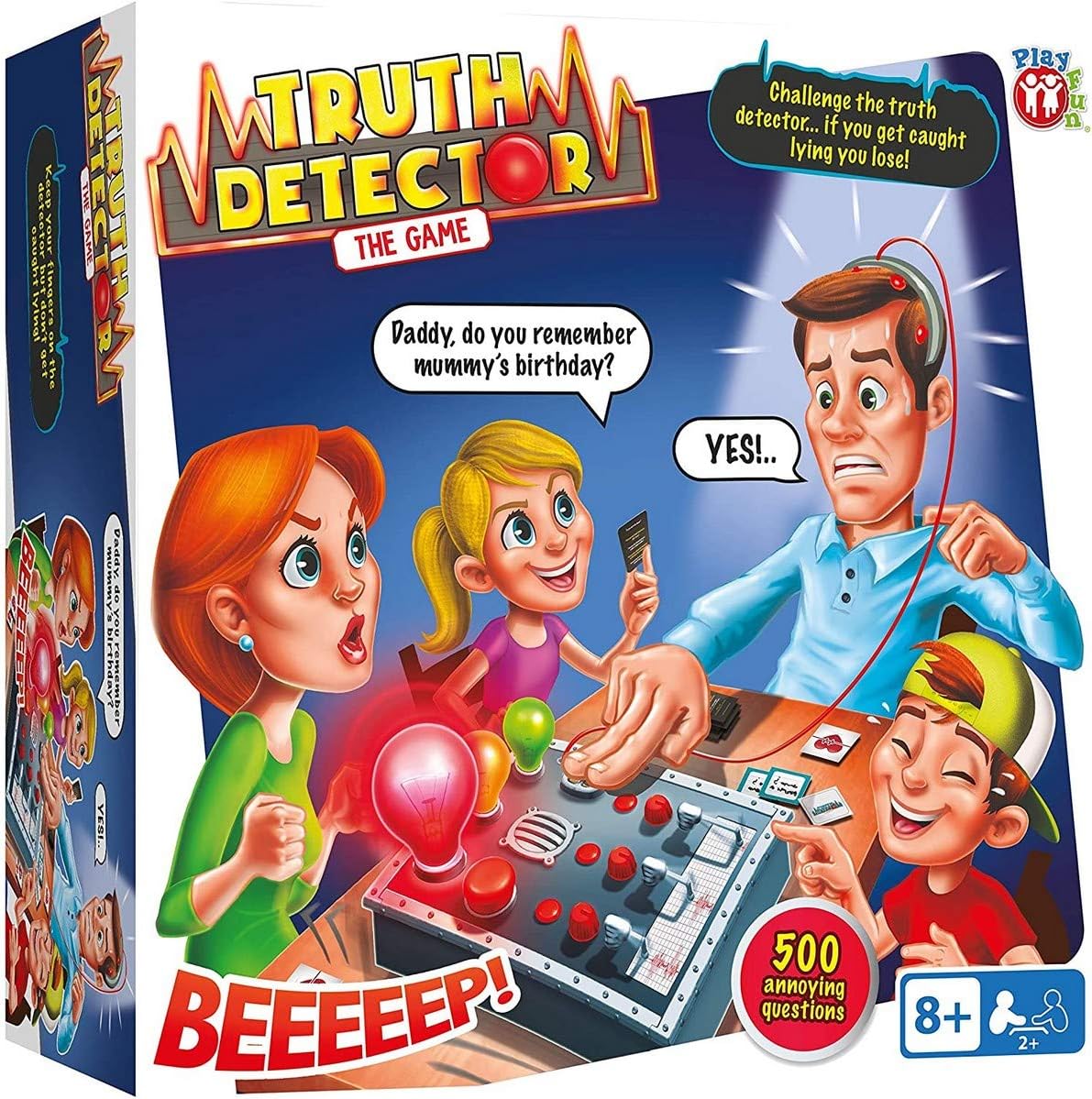 Play Fun By Imc Toys Truth Detector In English Fun Family Board Game For Kids Aged 8 And More Amazon Co Uk Toys Games