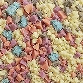 FoamTouch 10 LB Mixed Colors Shredded Memory Foam Filling, Soft Pillow Stuffing, Bean Bag, Couch Pillow Refill, Cushion, Stuffed Animals, Dog Bed, Crafts, and Many More DIY Projects