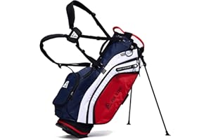 ASK ECHO Lightweight Golf Stand Bag with 14 Way Full Length Dividers 9 Pockets