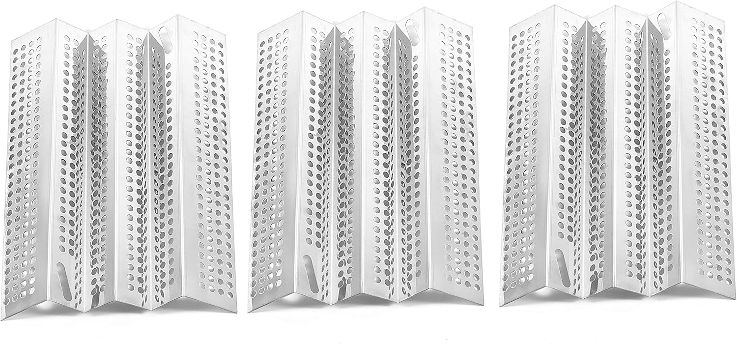 Replace parts 3-Pack Stainless Steel Heat Plate and 3-Pack Stainless Steel Burner, Replacement for American Outdoor Grill Gas Grills 24NB, 24NG, 24NP, 24PC, 36NB, 36PC : Garden & Outdoor