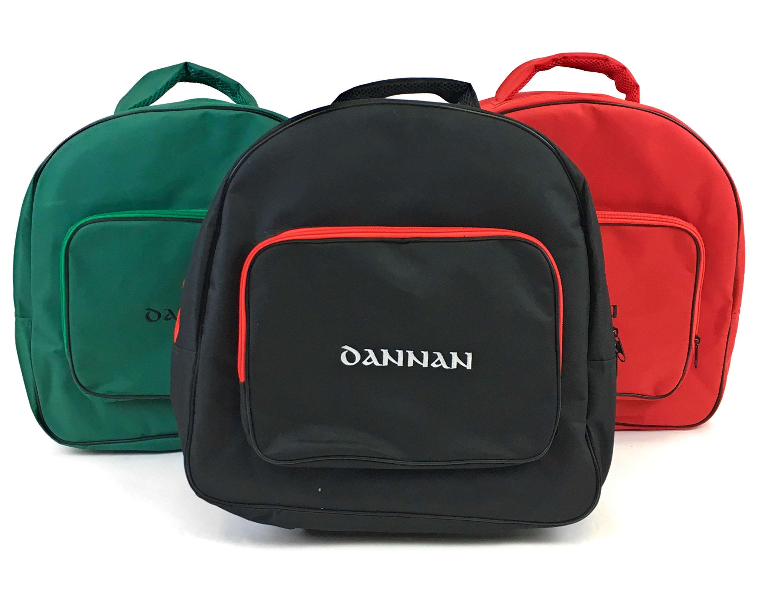 Deluxe Dannan Padded Bodhran Case Bag with Shoulder Straps and Storage Pocket 16" (3 Colours) (Red)