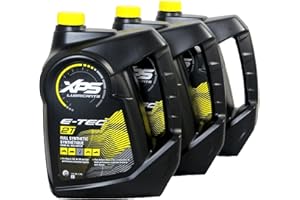 Ski-Doo Can-Am Sea-Doo XPS New OEM 2-Stroke Synthetic Oil Gallon Case, 779127