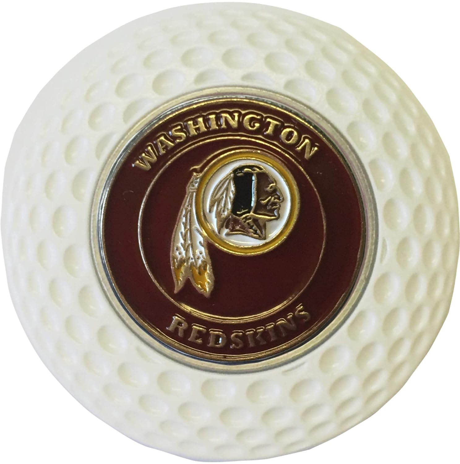 アイデア ギフト アクリルポーカーチップ B07jmq2zss ワシントン ゴルフボールマーカー Nfl レッドスキンズ ゴルフマーカー 国内外の人気